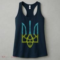 Ukraine Emblem Sketch Women's Tank Top thumb 3