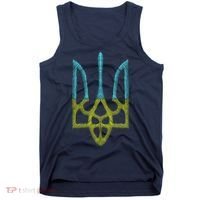 Ukraine Emblem Sketch Tank Top thumb 0