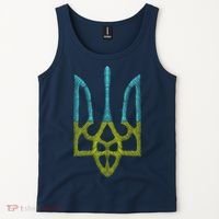 Ukraine Emblem Sketch Tank Top thumb 2