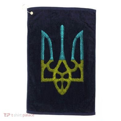 Ukraine Emblem Sketch Golf Towel