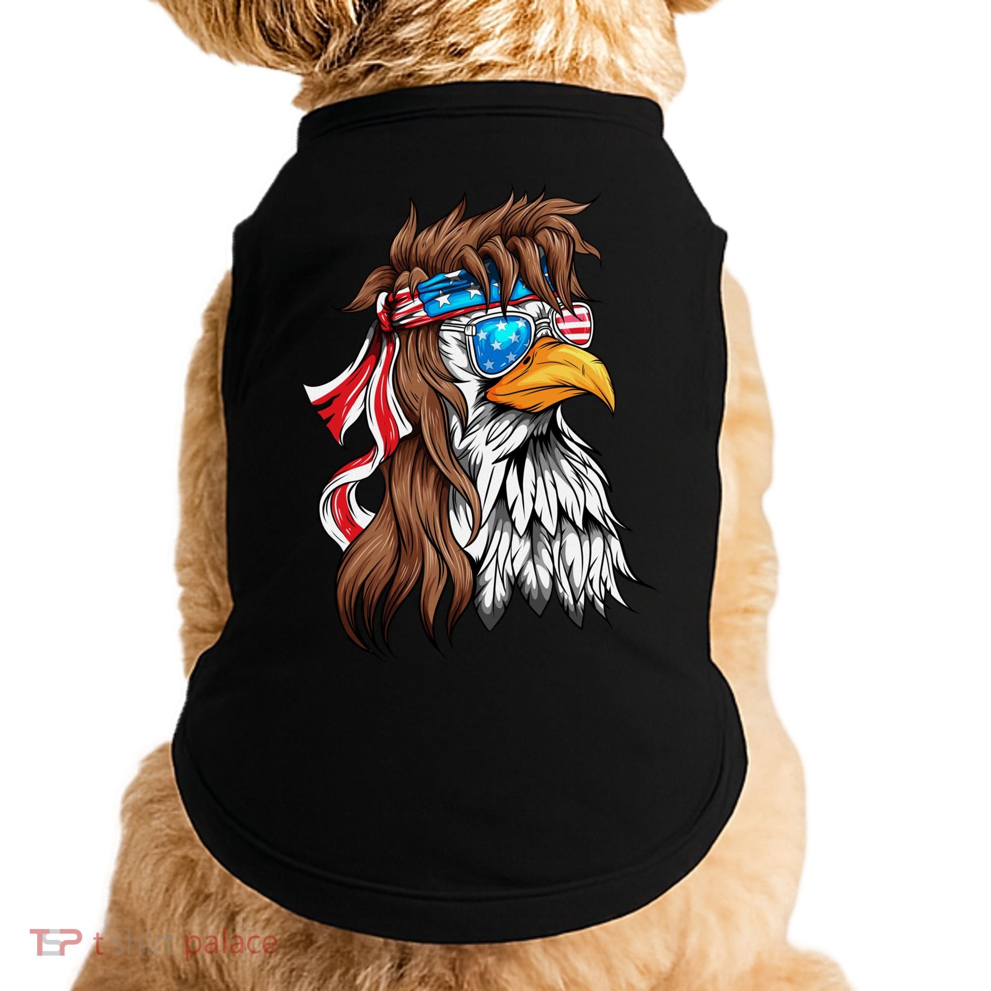 Usa Eagle Us Flag Bandana America National Day Gift Doggie Tank