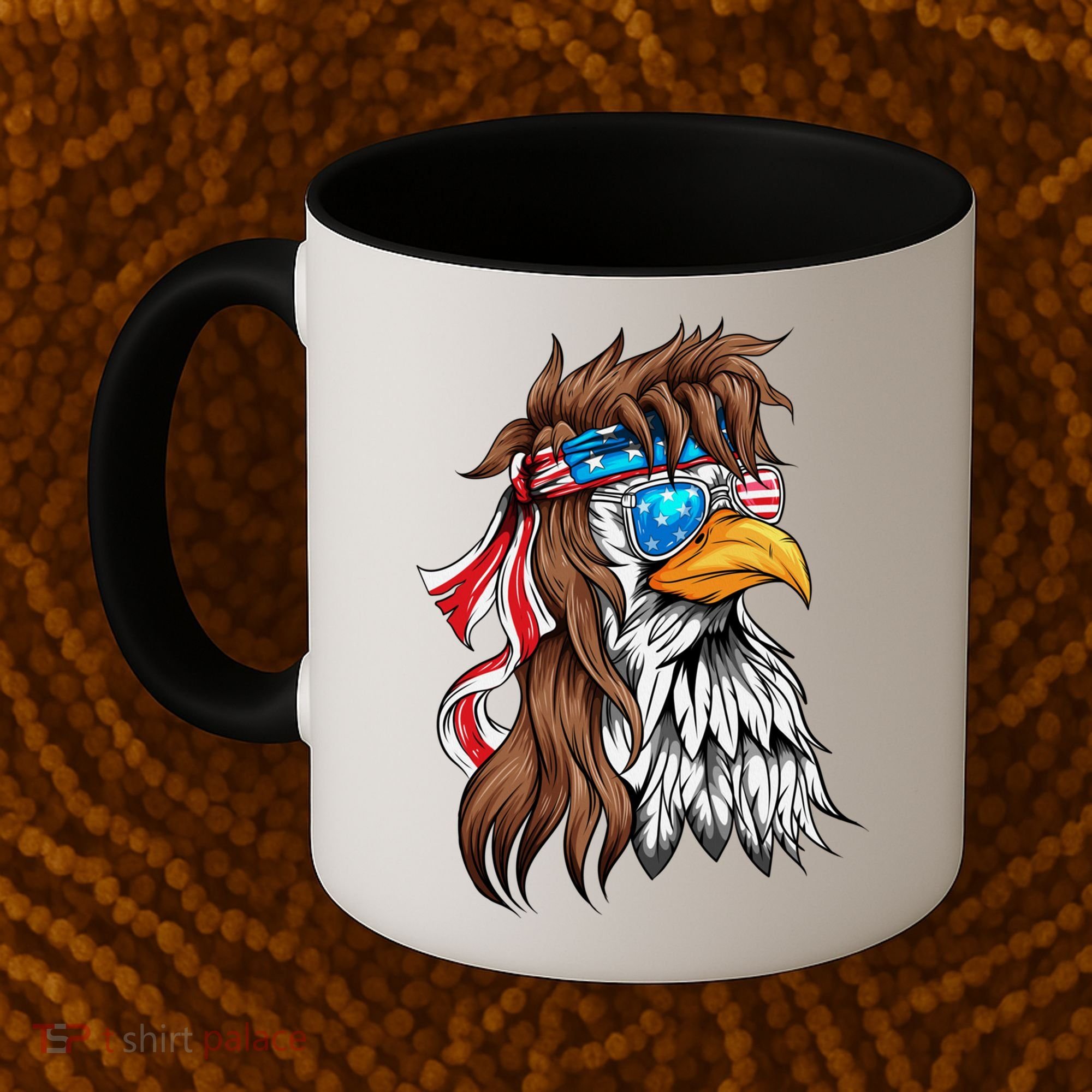 Usa Eagle Us Flag Bandana America National Day Gift Coffee Mug