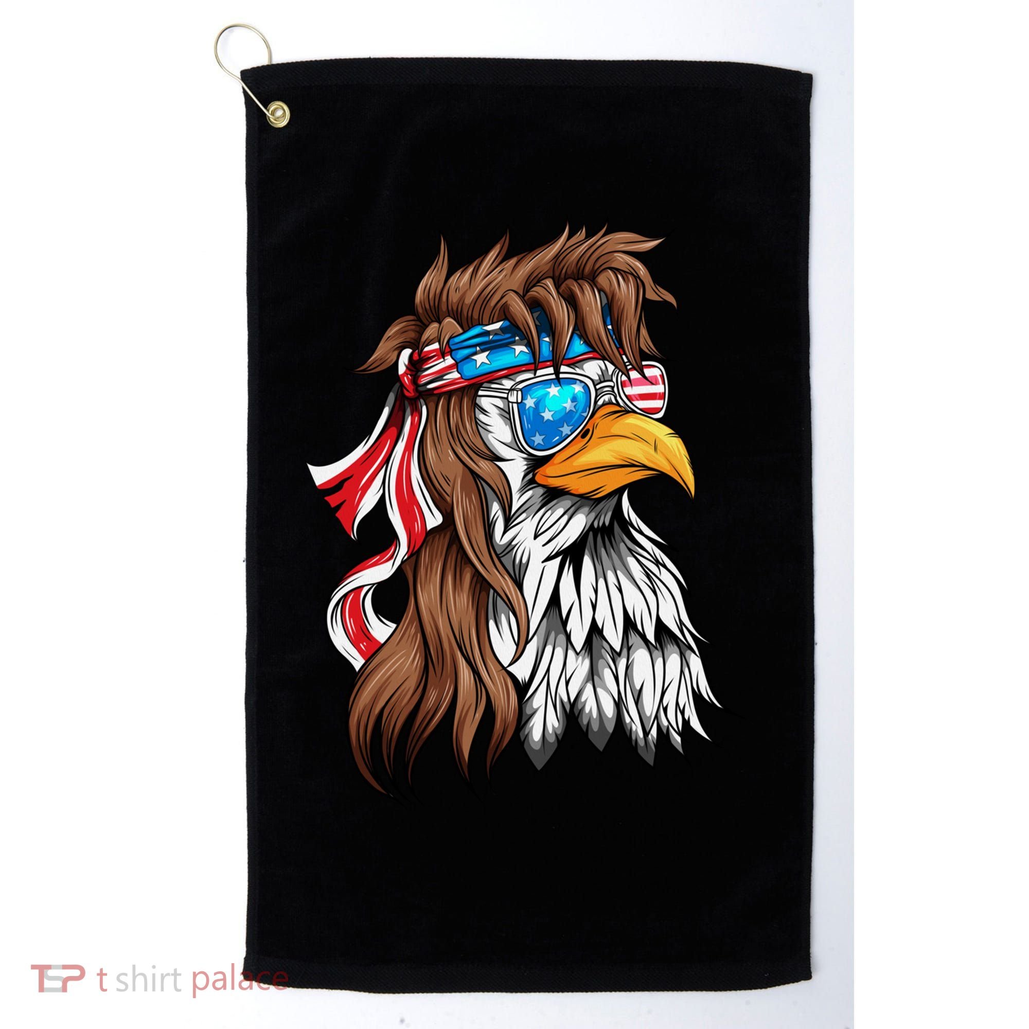 Usa Eagle Us Flag Bandana America National Day Gift Golf Towel