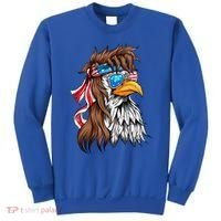 Usa Eagle Us Flag Bandana America National Day Gift Sweatshirt thumb 0