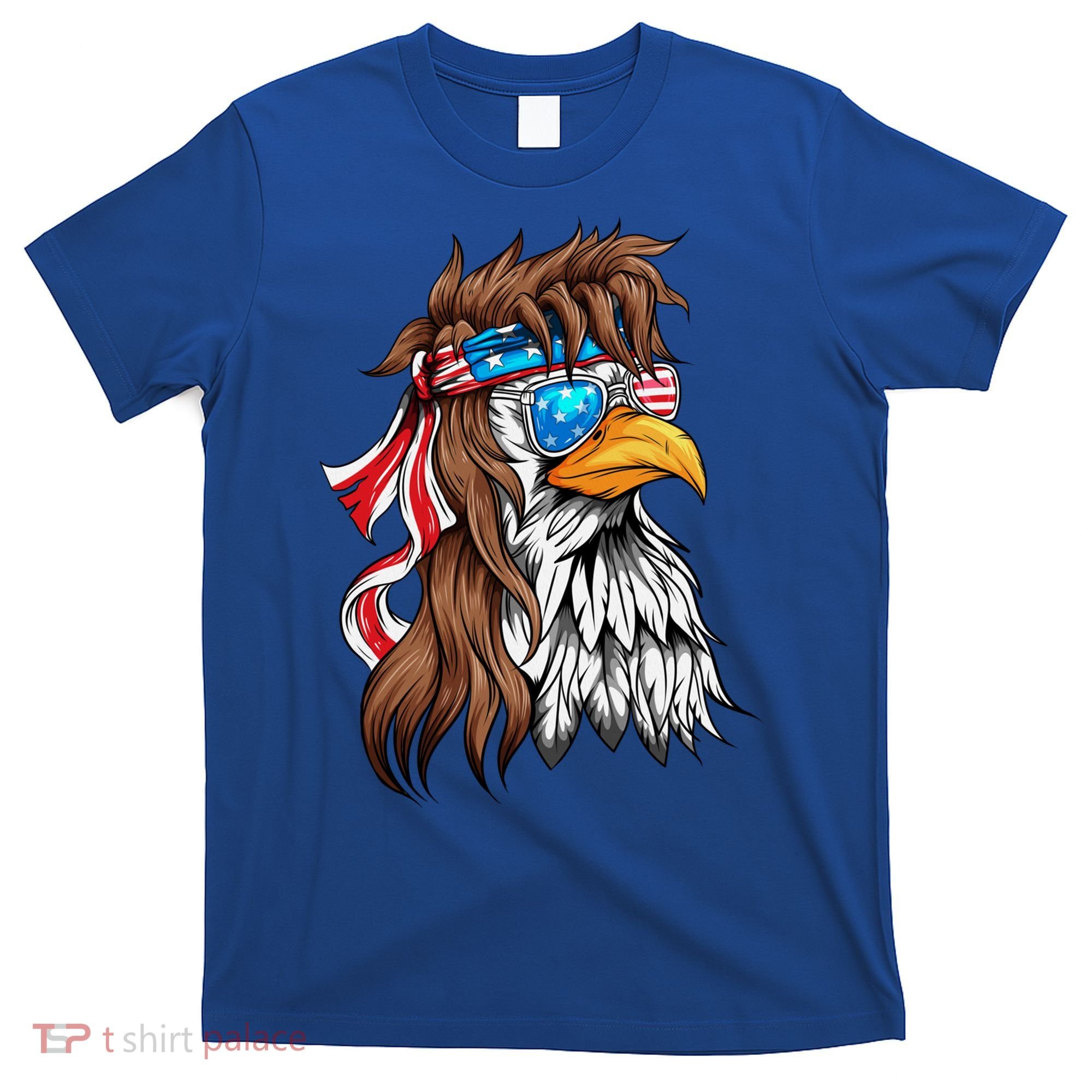 Usa Eagle Us Flag Bandana America National Day Gift T-Shirt