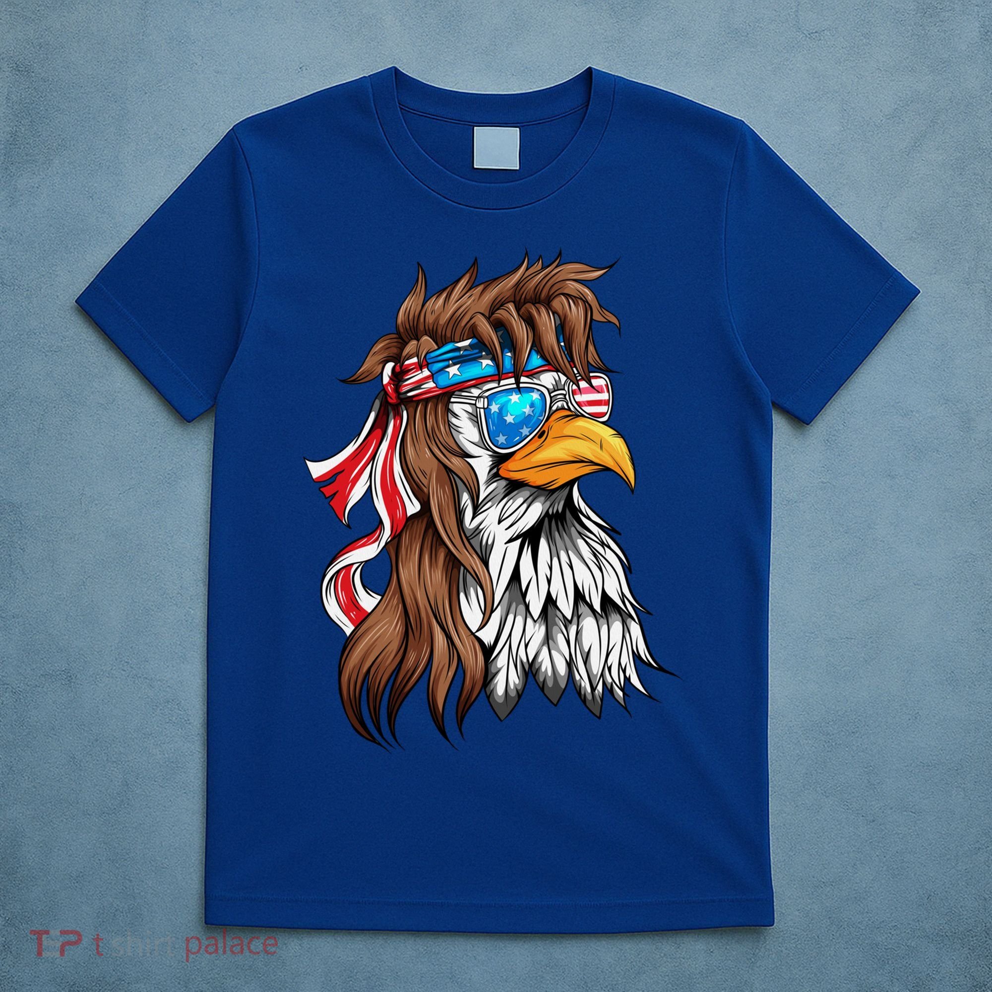 Usa Eagle Us Flag Bandana America National Day Gift T-Shirt