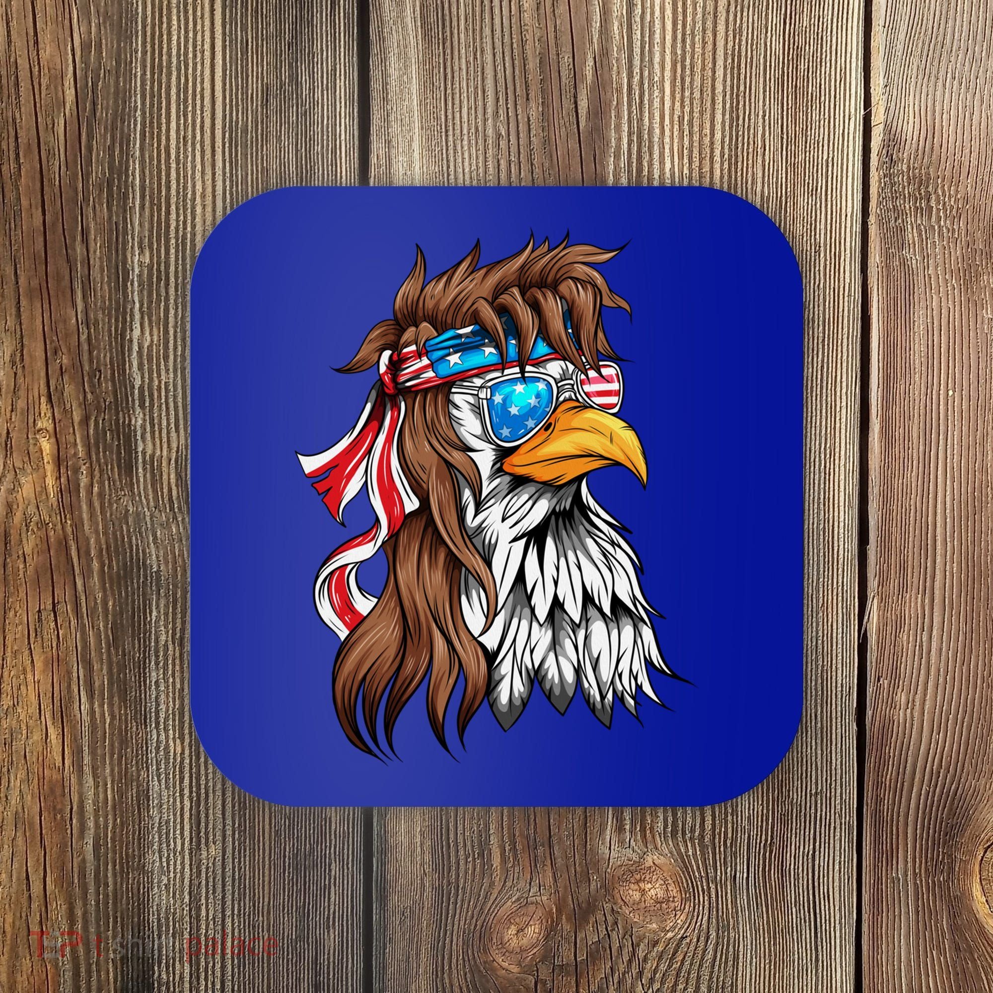 Usa Eagle Us Flag Bandana America National Day Gift Coaster