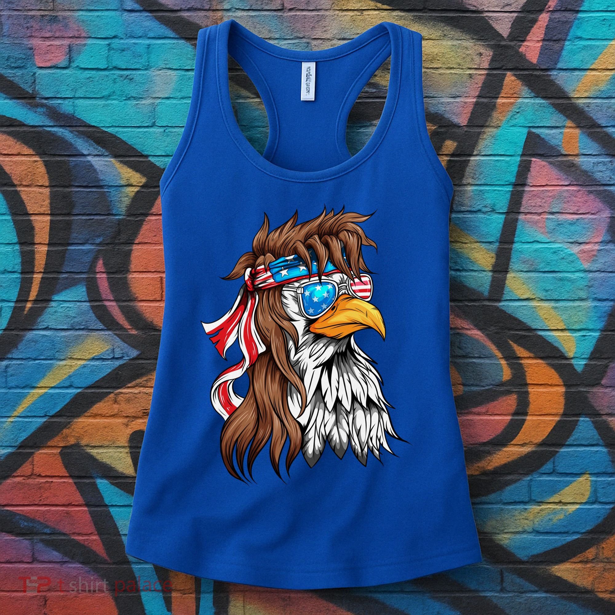 Usa Eagle Us Flag Bandana America National Day Gift Women's Tank Top