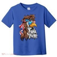 Usa Eagle Us Flag Bandana America National Day Gift Toddler T-Shirt thumb 0