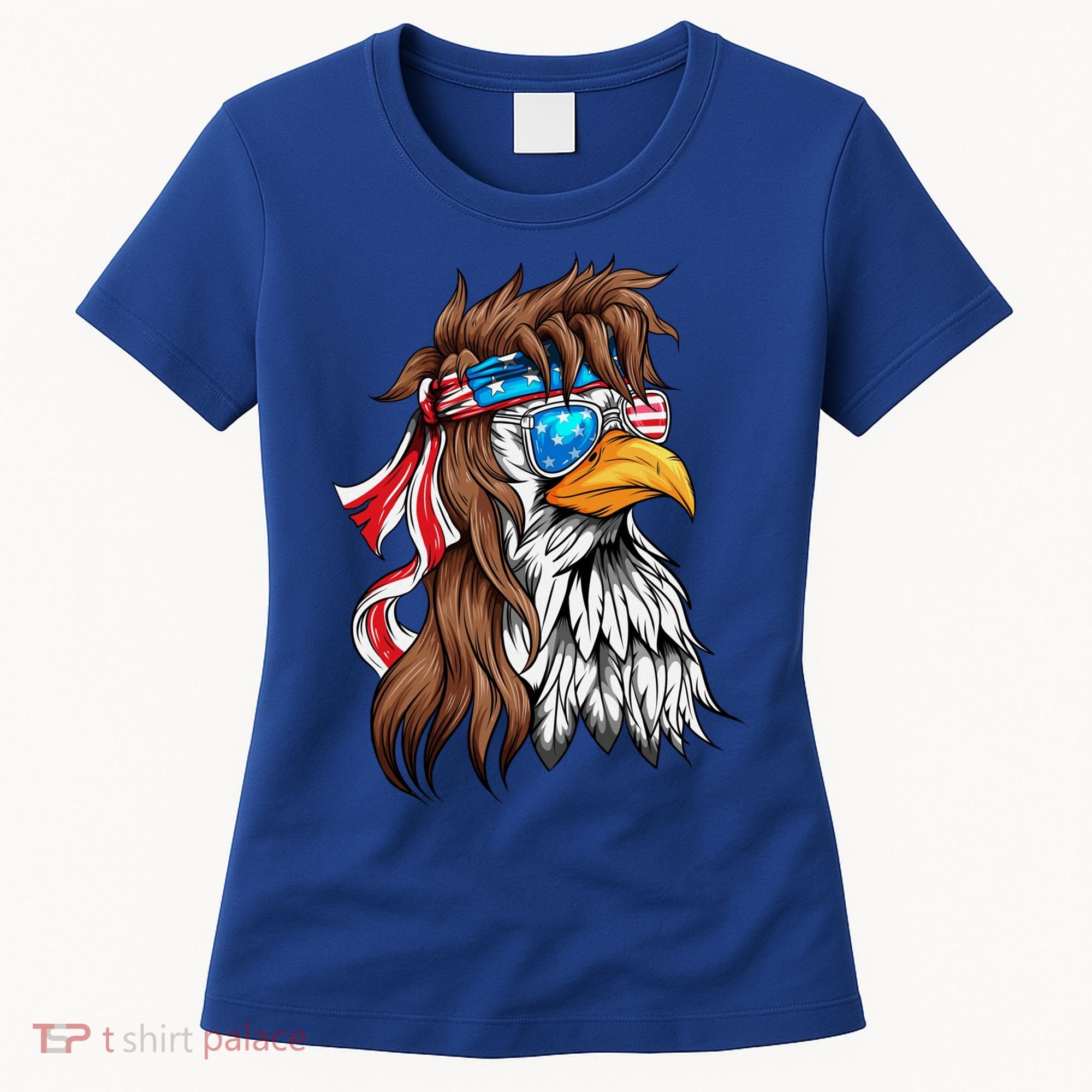 Usa Eagle Us Flag Bandana America National Day Gift Women's T-Shirt