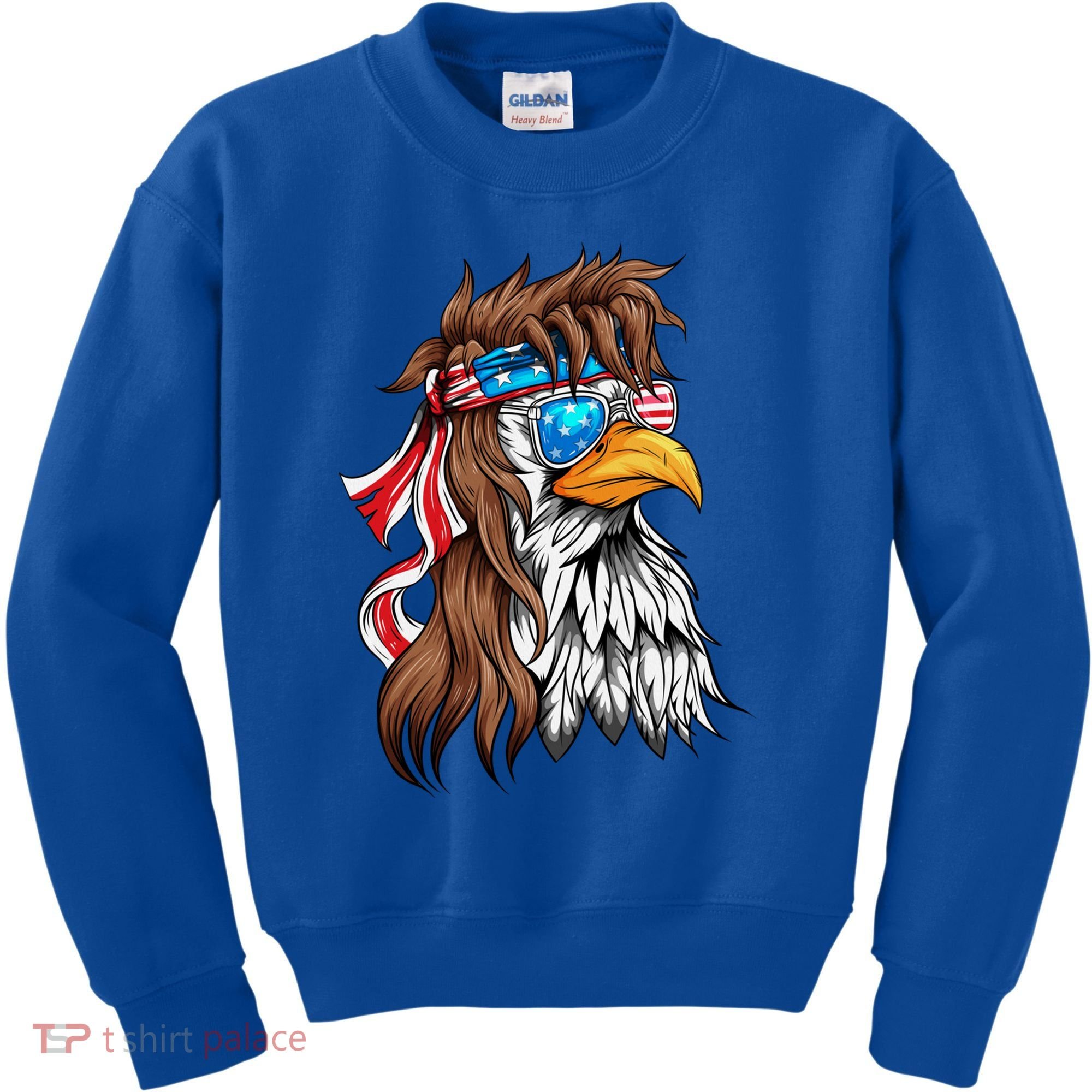 Usa Eagle Us Flag Bandana America National Day Gift Kids Sweatshirt