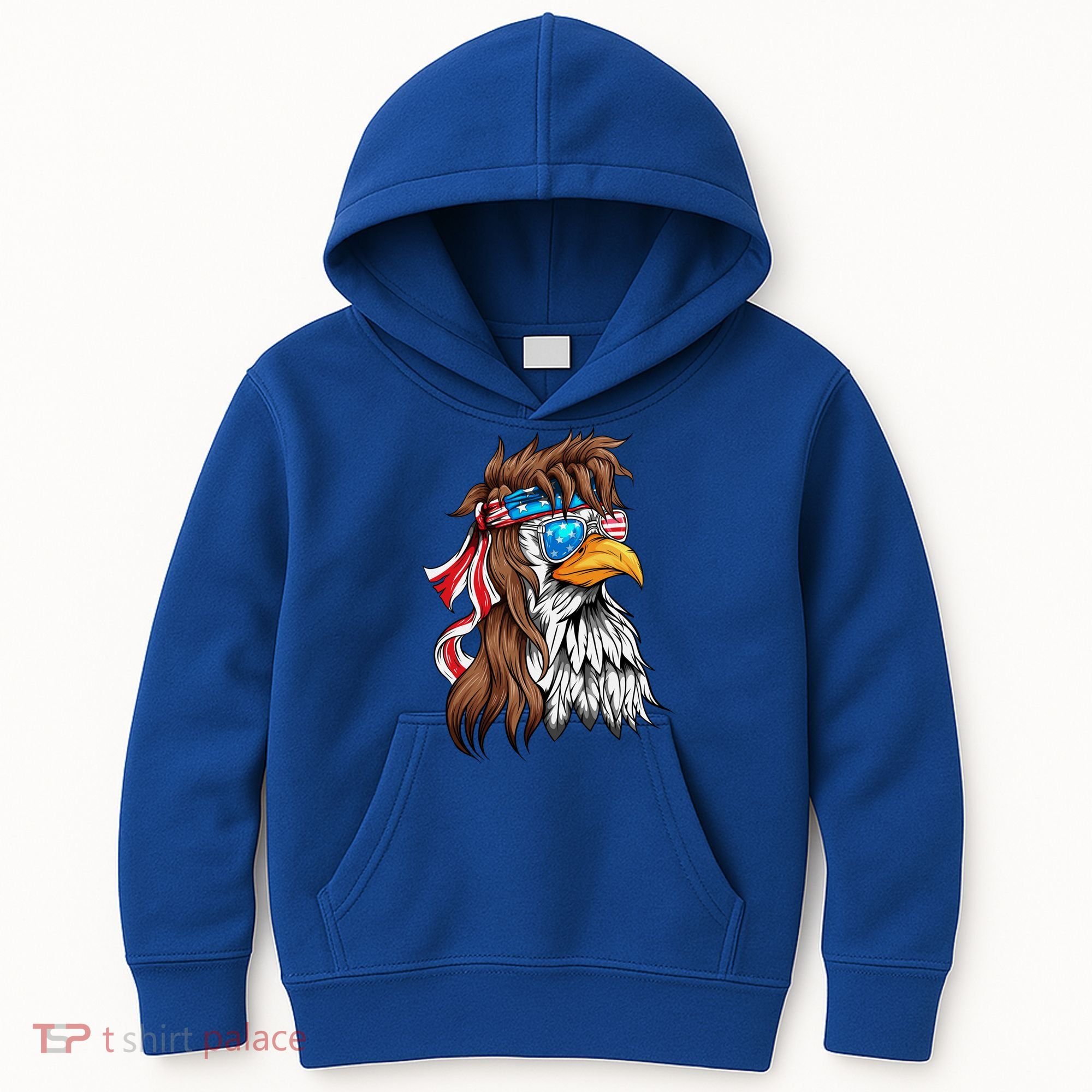 Usa Eagle Us Flag Bandana America National Day Gift Kids Hoodie