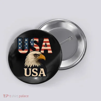 USA Eagle Button