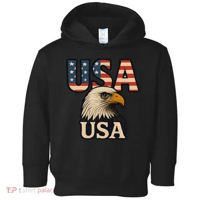 USA Eagle Toddler Hoodie