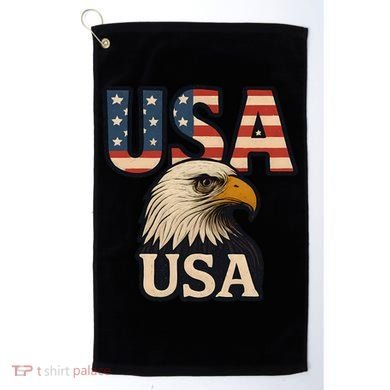 USA Eagle Golf Towel
