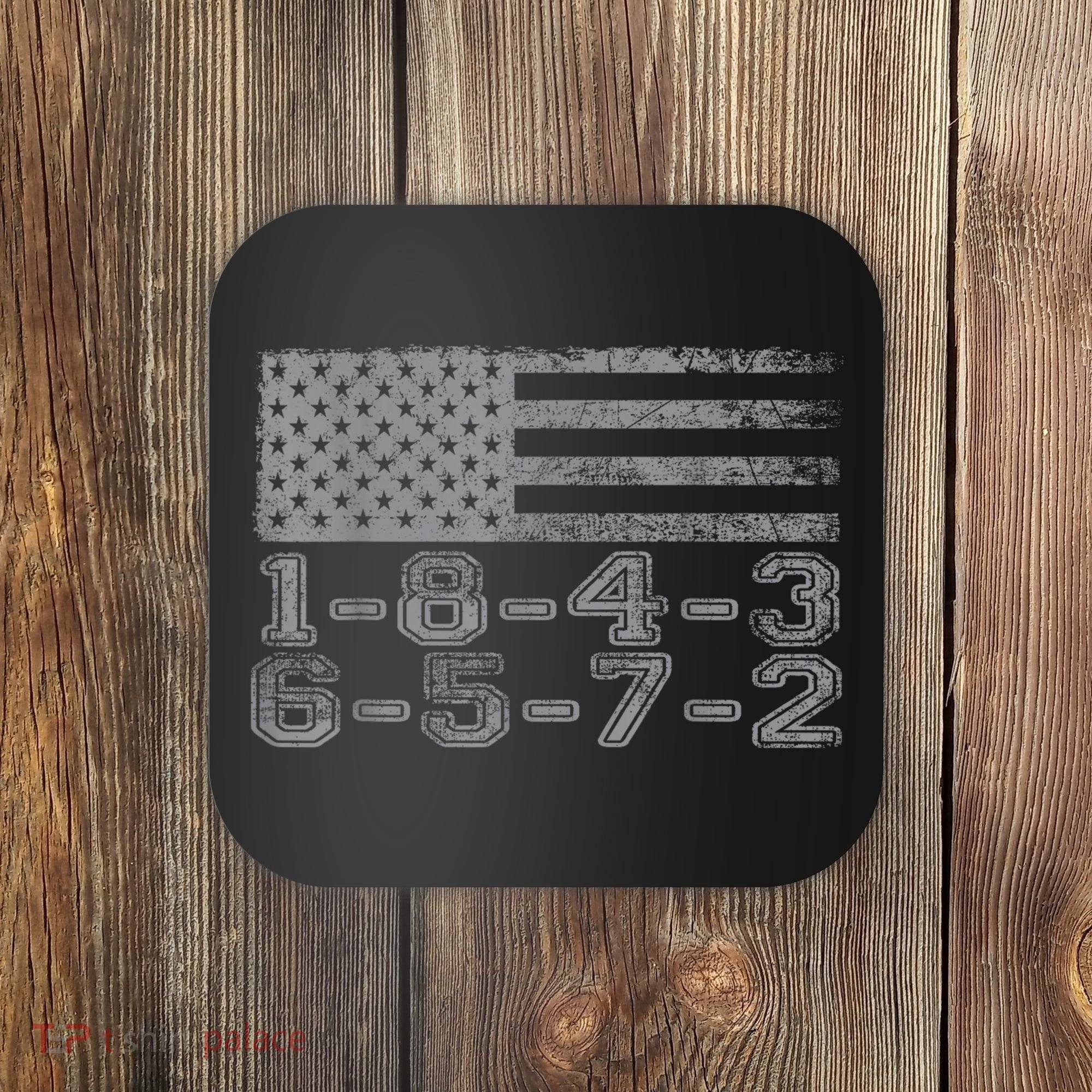 Usa Flag 18436572 Firing Order Small Block Engine Gift Coaster