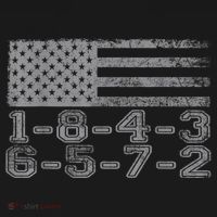 Usa Flag 18436572 Firing Order Small Block Engine Gift Pajama Set thumb 2