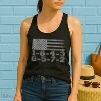 Usa Flag 18436572 Firing Order Small Block Engine Gift Women's Tank Top thumb 2