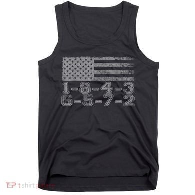 Usa Flag 18436572 Firing Order Small Block Engine Gift Tank Top