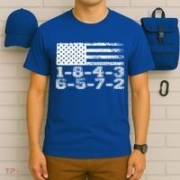 Usa Flag 18436572 Firing Order Small Block Engine V8 Block Gift T-Shirt thumb 6
