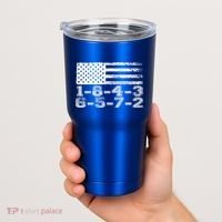 Usa Flag 18436572 Firing Order Small Block Engine V8 Block Gift Tumbler thumb 2