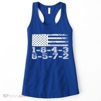 Usa Flag 18436572 Firing Order Small Block Engine V8 Block Gift Women's Tank Top thumb 0