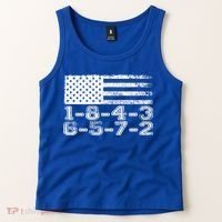 Usa Flag 18436572 Firing Order Small Block Engine V8 Block Gift Tank Top thumb 2