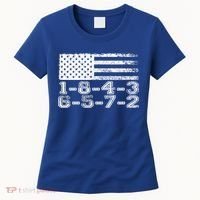 Usa Flag 18436572 Firing Order Small Block Engine V8 Block Gift Women's T-Shirt thumb 0
