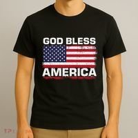 Usa Flag 4th Of July Patriotic God Bless America T-Shirt thumb 3