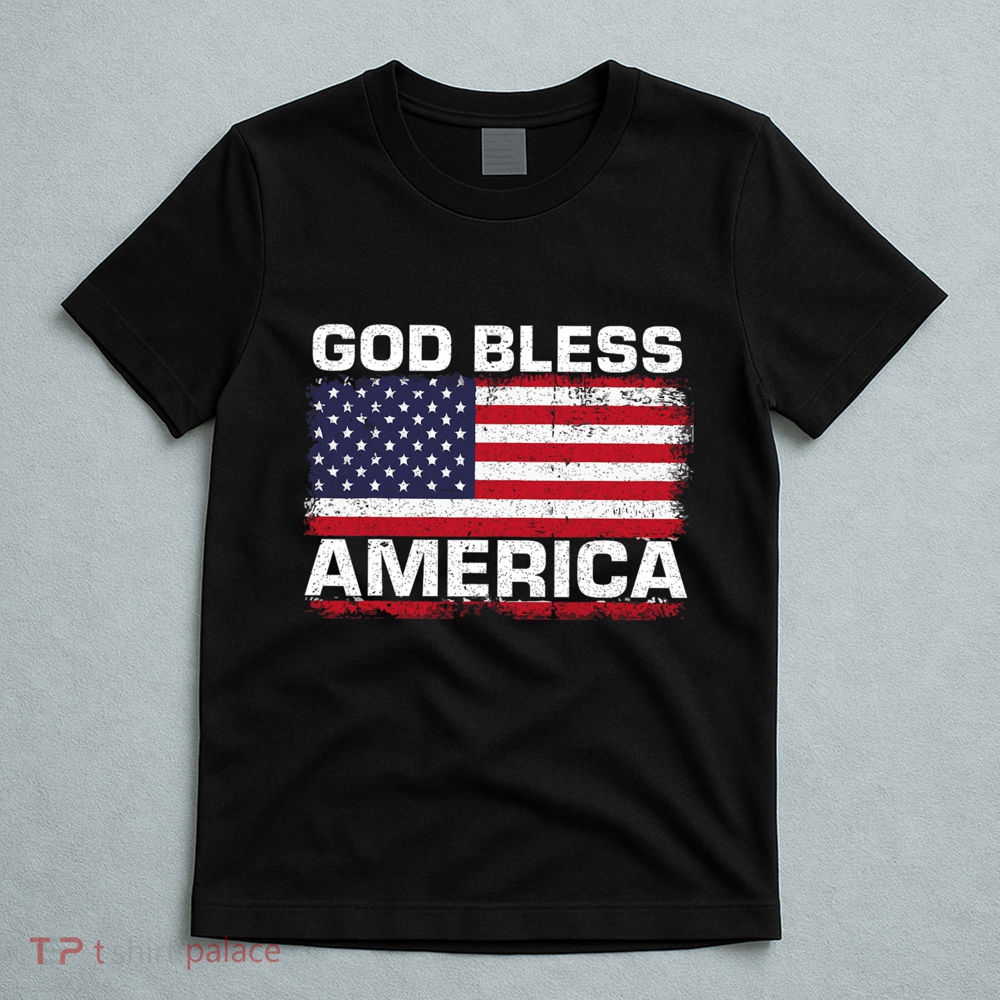 Usa Flag 4th Of July Patriotic God Bless America T-Shirt