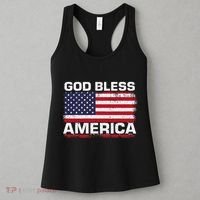 Usa Flag 4th Of July Patriotic God Bless America Women's Tank Top thumb 3