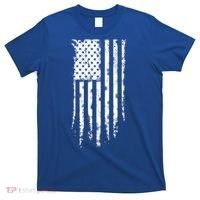 Usa Flag 4th July Distressed United States Us American Flag Cool Gift T-Shirt thumb 0