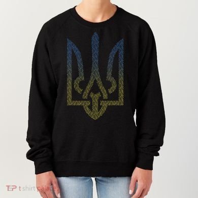 Ukraine Flag And Trident Ukrainian Women's Sweatshirt