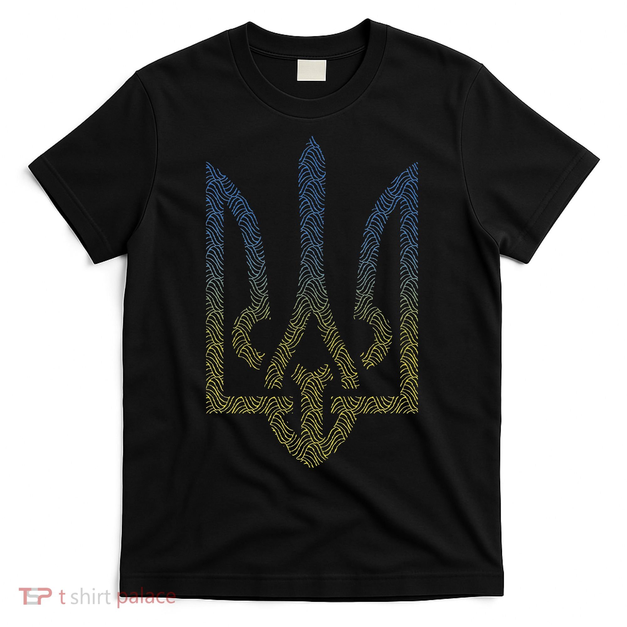 Ukraine Flag And Trident Ukrainian T-Shirt