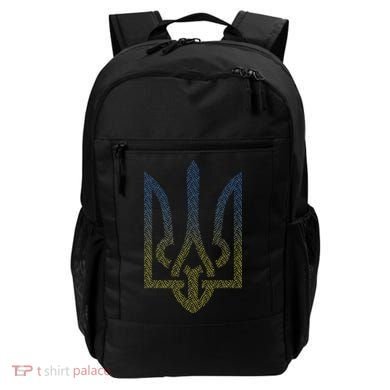 Ukraine Flag And Trident Ukrainian Backpack
