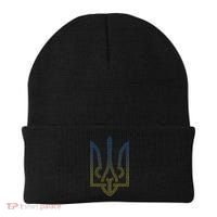 Ukraine Flag And Trident Ukrainian Beanie thumb 0