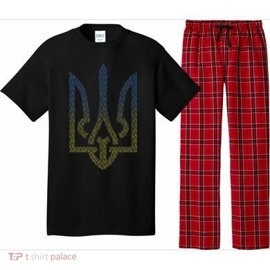 Ukraine Flag And Trident Ukrainian Pajama Set