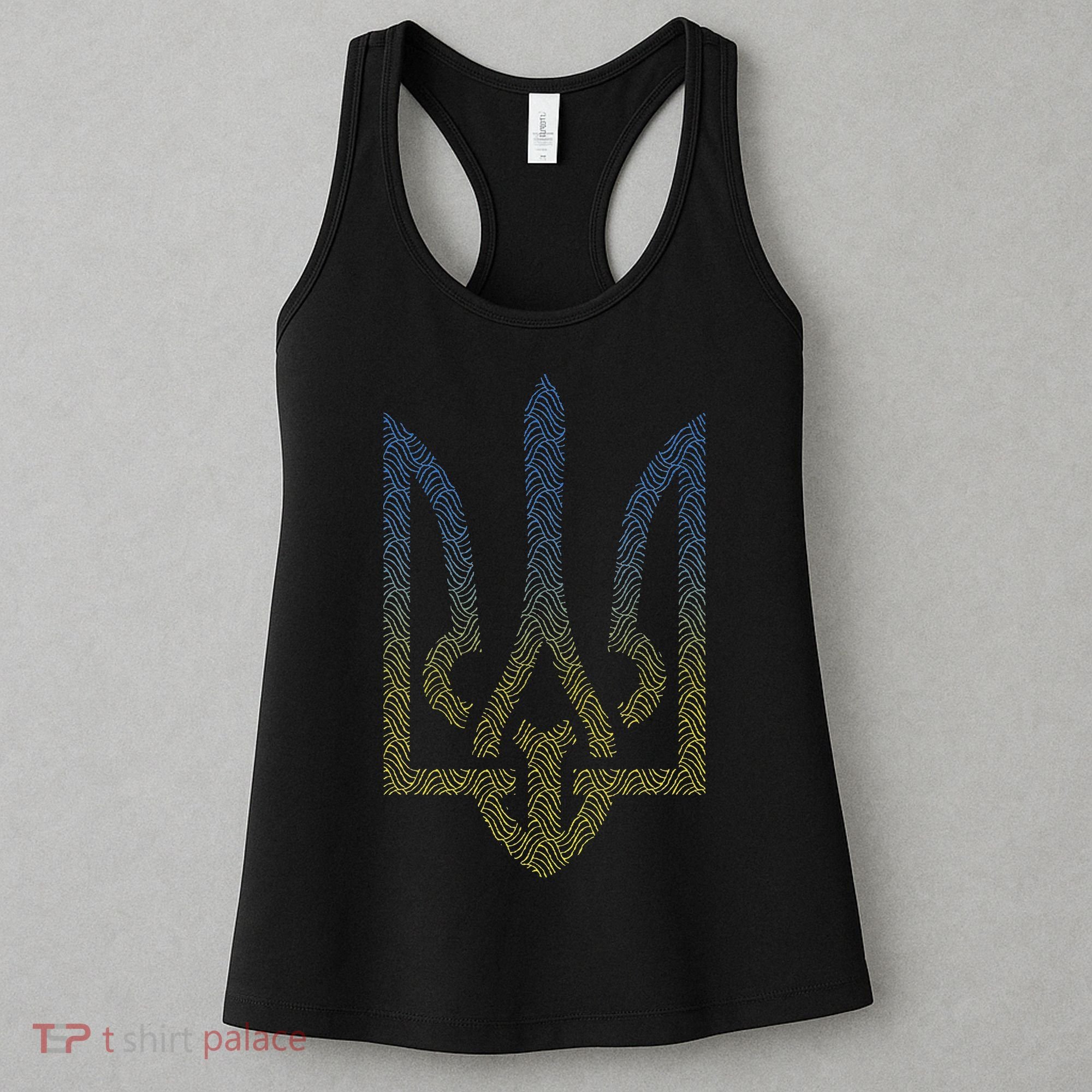 Ukraine Flag And Trident Ukrainian Women's Tank Top