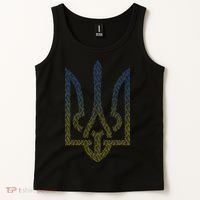 Ukraine Flag And Trident Ukrainian Tank Top thumb 2