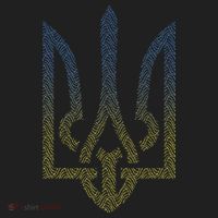 Ukraine Flag And Trident Ukrainian Golf Towel thumb 3