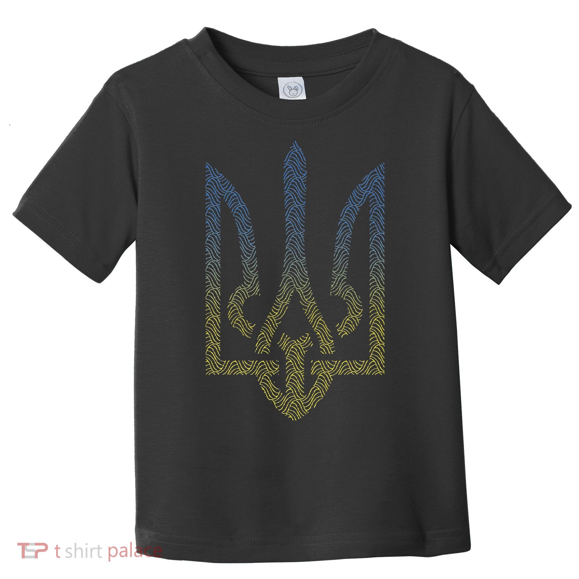 Ukraine Flag And Trident Ukrainian Toddler T-Shirt
