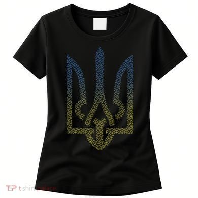Ukraine Flag And Trident Ukrainian Women's T-Shirt