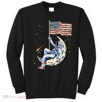 US Flag Astronaut Space Independence Day 4th of July Sweatshirt thumb 0