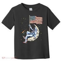 US Flag Astronaut Space Independence Day 4th of July Toddler T-Shirt thumb 0