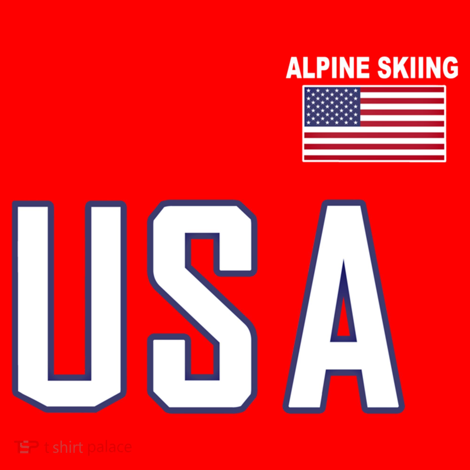 Usa Flag Alpine Skiing Gift Pocket Nordic Ski Jersey Santa Hat