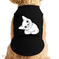 Unimpressed Funny Angry Cat Doggie Tank thumb 0