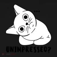 Unimpressed Funny Angry Cat Bucket Hat thumb 4