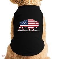 Usa Flag American Buffalo Cool Gift Doggie Tank thumb 0