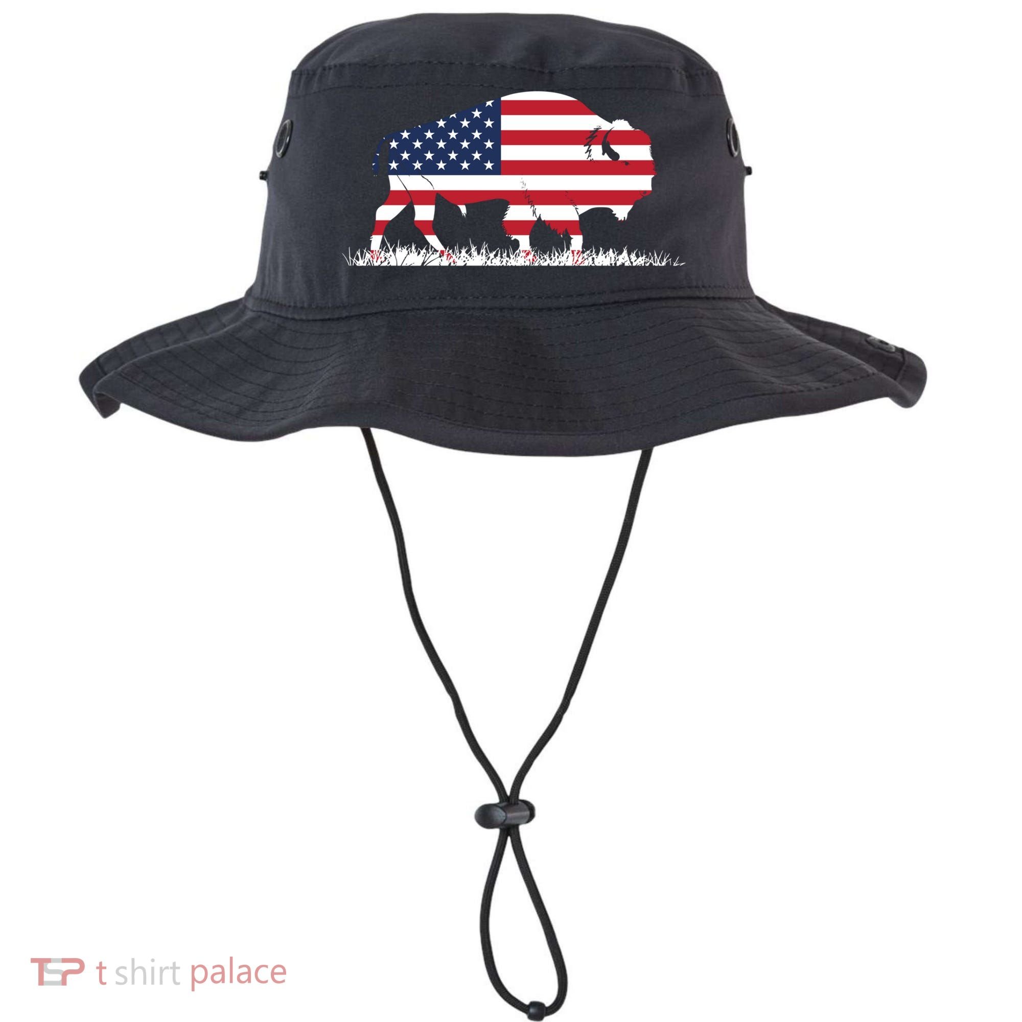 Usa Flag American Buffalo Cool Gift Bucket Hat