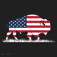 Usa Flag American Buffalo Cool Gift Hat thumb 2